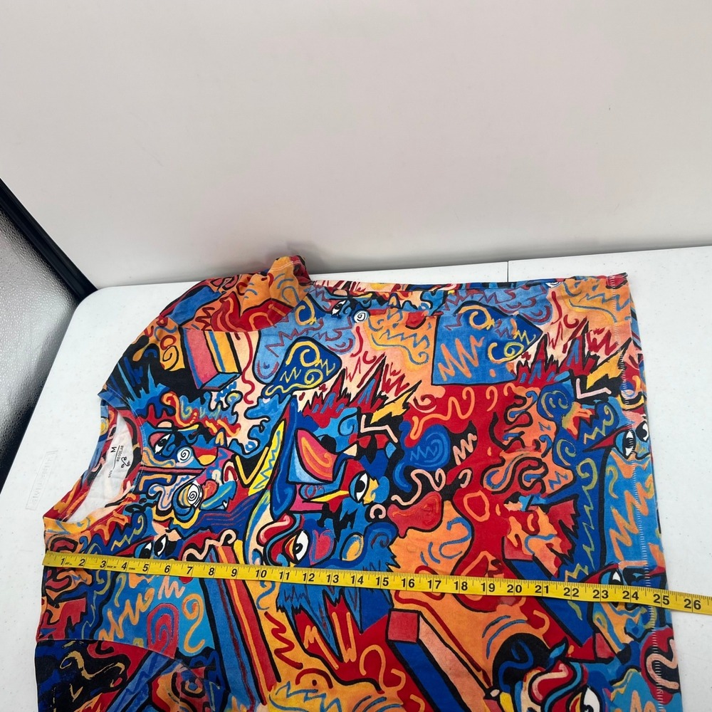 Medicine x Rabonszcz Mens Abstract Graphic T-Shirt Multicolor Art Print Size M - Picture 5 of 8